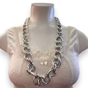 Vintage Anne Klein Multi Chain Thick Necklace